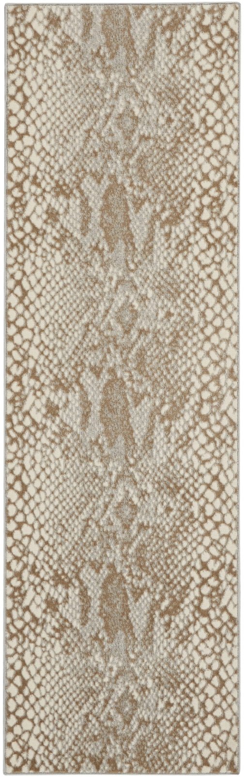 Nourison Solace SLA06 Ivory / Beige Runner Rug - Love-Rugs