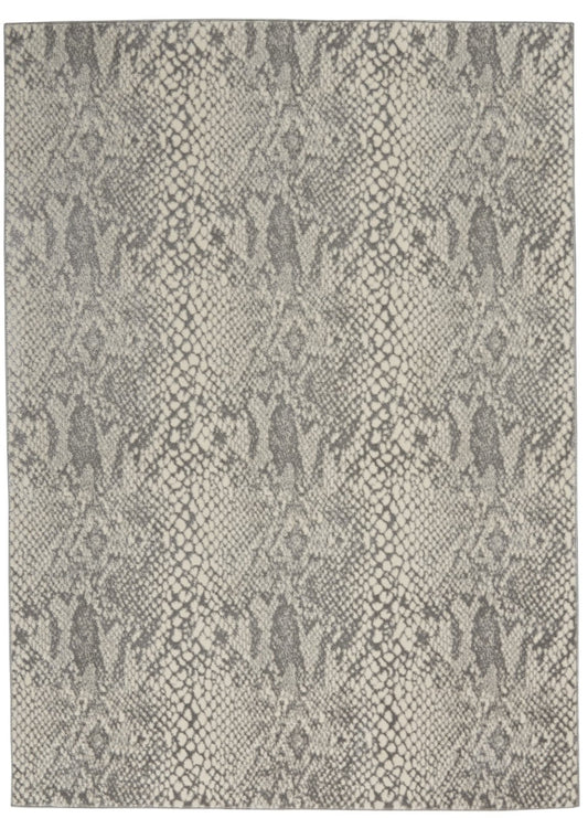 Nourison Solace SLA06 Ivory / Grey Rug - Love-Rugs