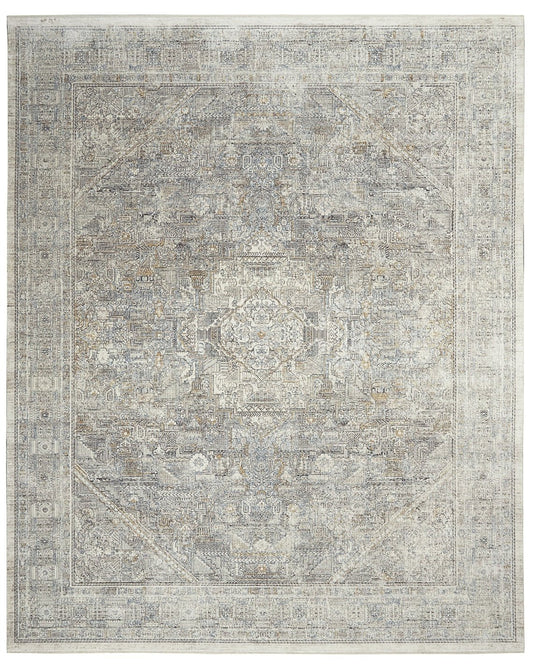 Nourison Starry Nights STN02 Cream / Grey Rug - Love-Rugs