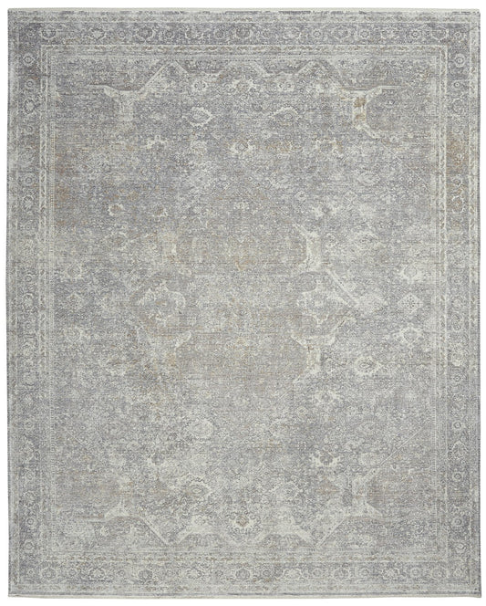 Nourison Starry Nights STN03 Silver / Cream Rug - Love-Rugs
