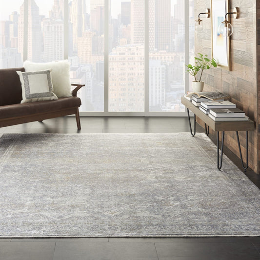 Nourison Starry Nights STN03 Silver / Cream Rug - Love-Rugs alternate image