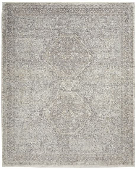 Nourison Starry Nights STN04 Cream Grey Rug - Love-Rugs
