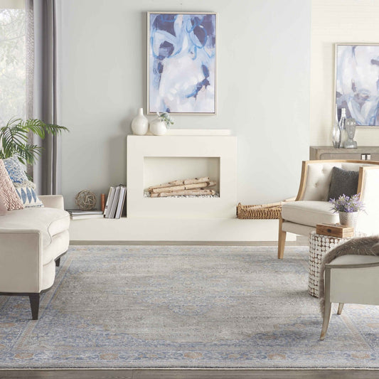 Nourison Starry Nights STN07 Blue Rug - Love-Rugs alternate image