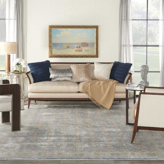 Nourison Starry Nights STN08 Light Blue Rug - Love-Rugs alternate image
