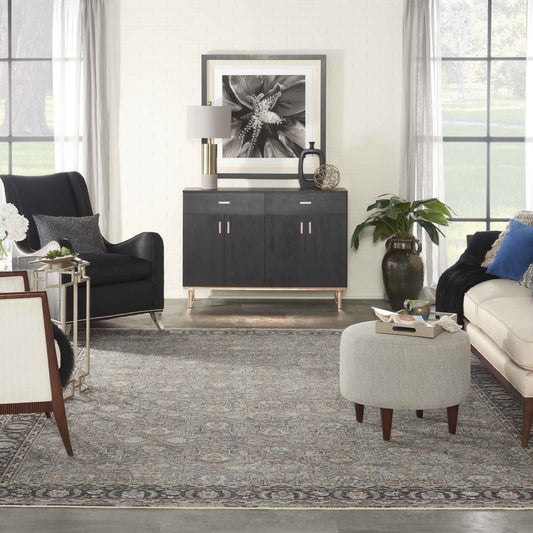 Nourison Starry Nights STN10 Grey Navy Rug - Love-Rugs alternate image