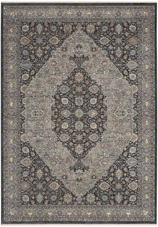Nourison Starry Nights STN11 Grey Blue Rug - Love-Rugs