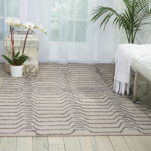 Nourison Strata STT07 Silver Grey Rug - Love-Rugs