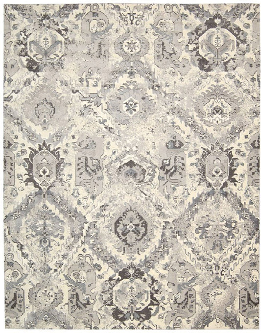 Nourison Twilight TWI03 Ivory Grey Rug - Love-Rugs alternate image