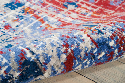 Nourison Twilight TWI25 Red Blue Rug - Love-Rugs alternate image
