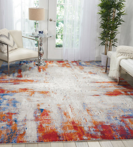 Nourison Twilight TWI26 Ivory Multi Rug - Love-Rugs