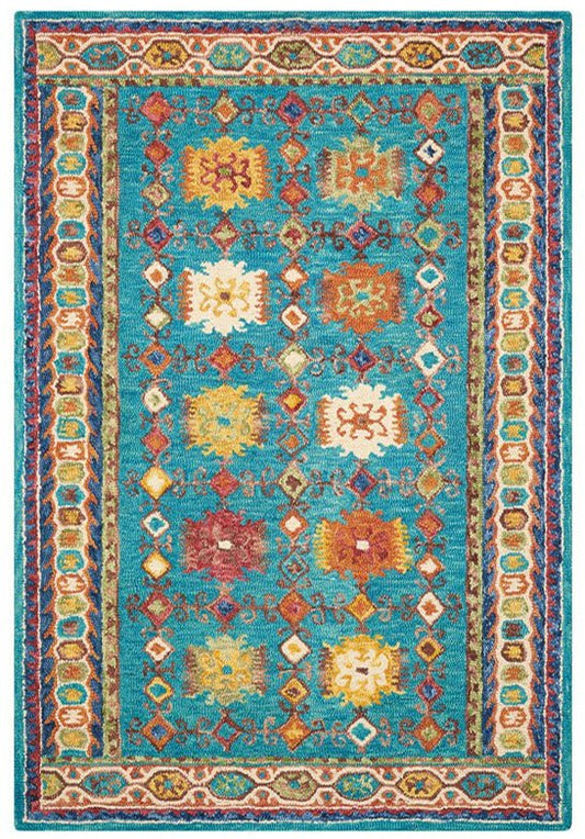 Nourison Vibrant VIB09 Teal Rug - Love-Rugs alternate image