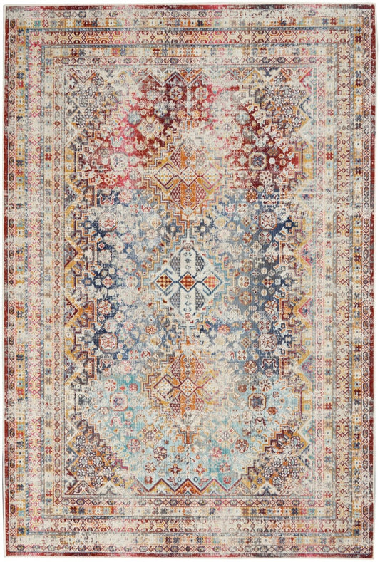 Nourison Vintage Kashan VKA09 Multi Rug - Love-Rugs