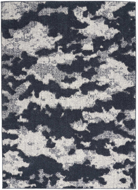 Nourison Zermatt ZER01 Blue / Grey Rug - Love-Rugs