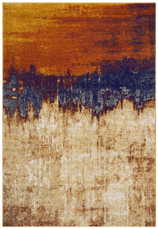 Nova NV04 Distress Orange Rug - Love-Rugs