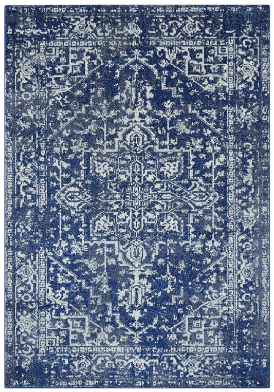 Nova NV11 Antique Navy Rug - Love-Rugs