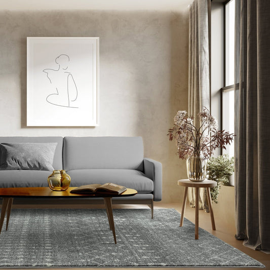 Nova NV34 Nomadic Dark Grey Rug - Love-Rugs alternate image