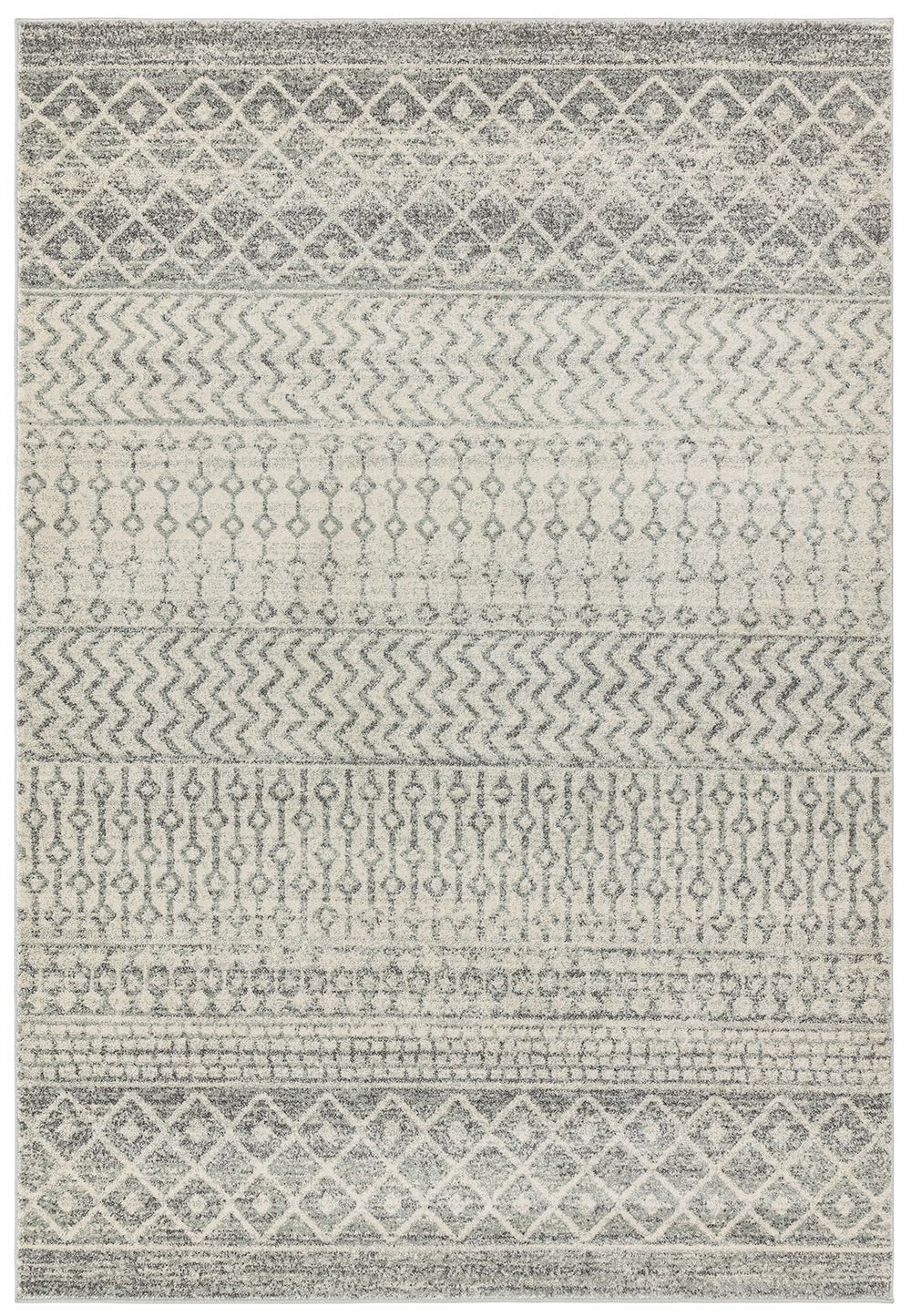 Nova NV35 Nomadic Aztec Grey Rug – Love-Rugs