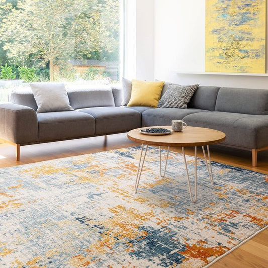 Nova NV39 Illusion Ochre Rug - Love-Rugs alternate image