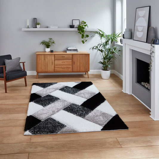 Olympia 2239 Black/White Rug - Love-Rugs alternate image