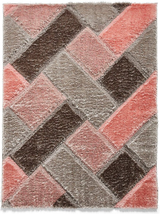 Olympia 2239 Grey/Pink Rug - Love-Rugs