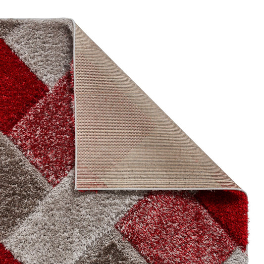 Olympia 2239 Grey/Red Rug - Love-Rugs alternate image