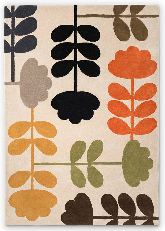 Orla Kiely Cut Stem Multi 61405 Rug - Love-Rugs