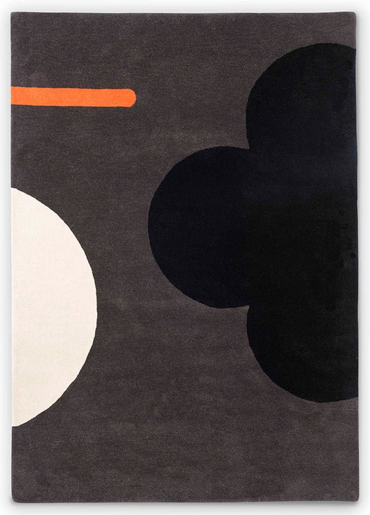 Orla Kiely Geo Flower Graphite 060605 Rug - Love-Rugs