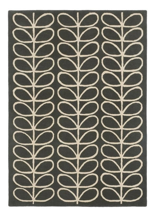 Orla Kiely Linear Stem Slate 060505 Rug - Love-Rugs