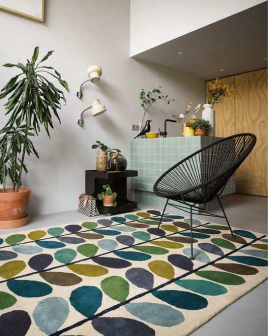 Orla Kiely Multi Stem Kingfisher 059507 Rug - Love-Rugs alternate image