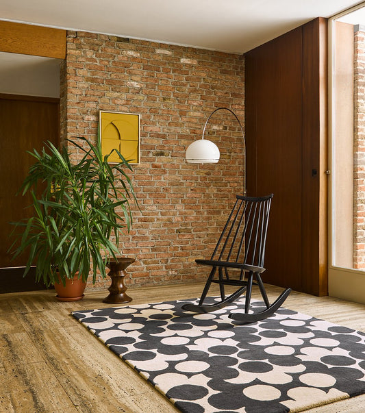 Orla Kiely Puzzle Flower Slate 60905 Rug - Love-Rugs alternate image