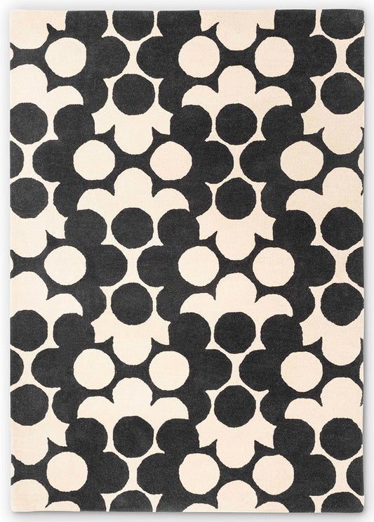 Orla Kiely Puzzle Flower Slate 60905 Rug - Love-Rugs