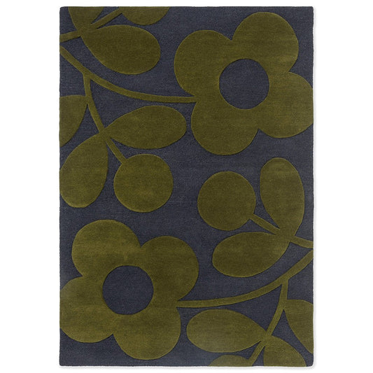 Orla Kiely Sprig Stem Marine 063908 Rug - Love-Rugs