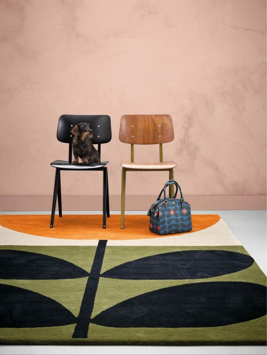 Orla Kiely Stem Black 59803 Rug - Love-Rugs alternate image
