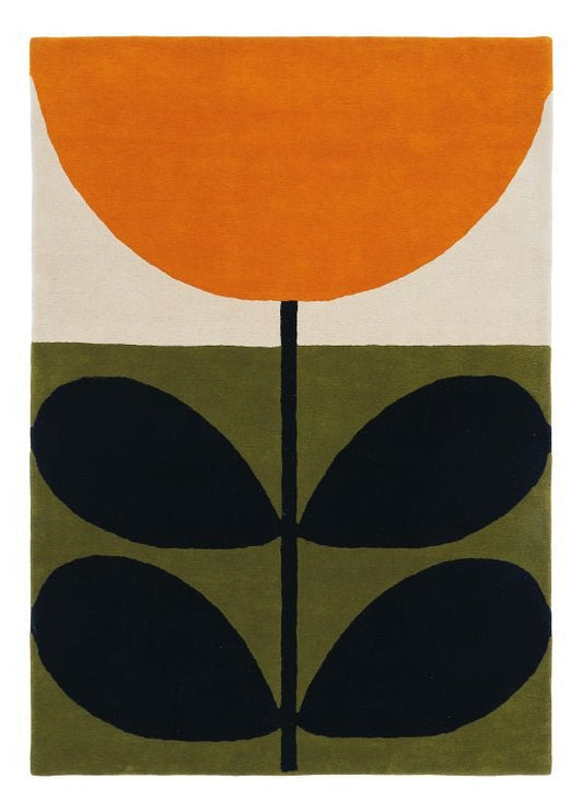 Orla Kiely Stem Black 59803 Rug - Love-Rugs
