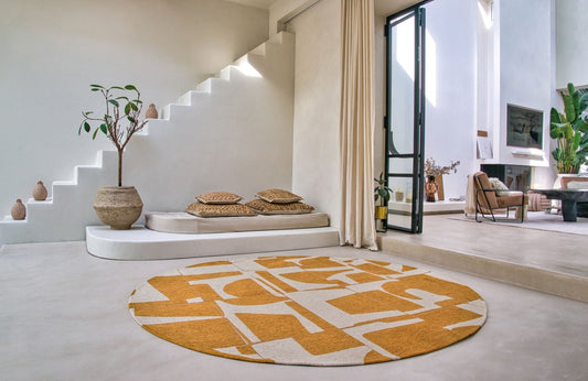 Papercut Curry 9367 Round Rug - Love-Rugs alternate image