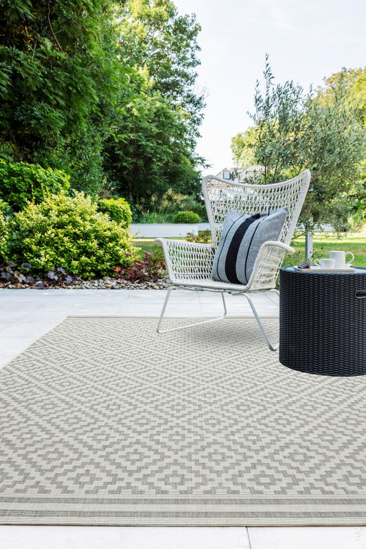 Patio PAT11 Diamond Grey Rug - Love-Rugs alternate image