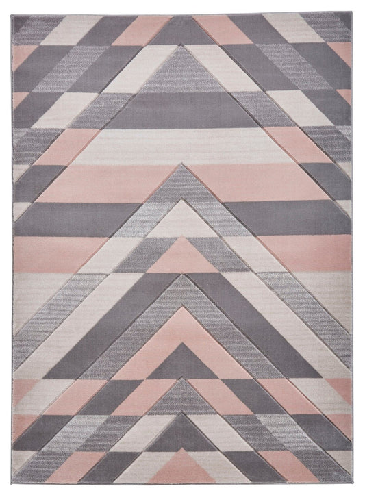 Pembroke G2075 Grey / Rose Rug - Love-Rugs