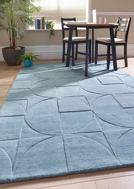 Penny Steel Blue Rug - Love-Rugs alternate image