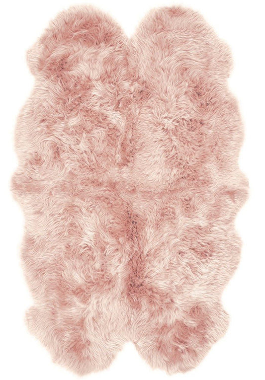 Phoenox Sheepskin Adobe Rose Rug - Love-Rugs alternate image