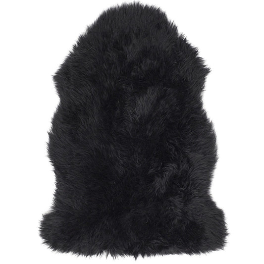 Phoenox Sheepskin Black Rug - Love-Rugs