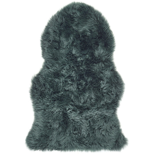 Phoenox Sheepskin Forrest Green Rug - Love-Rugs