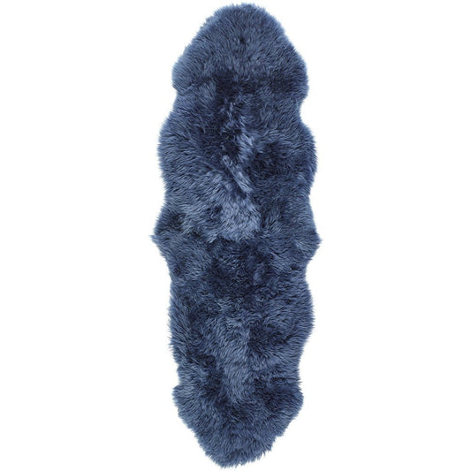 Phoenox Sheepskin Navy Rug - Love-Rugs alternate image