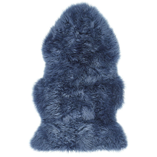 Phoenox Sheepskin Navy Rug - Love-Rugs
