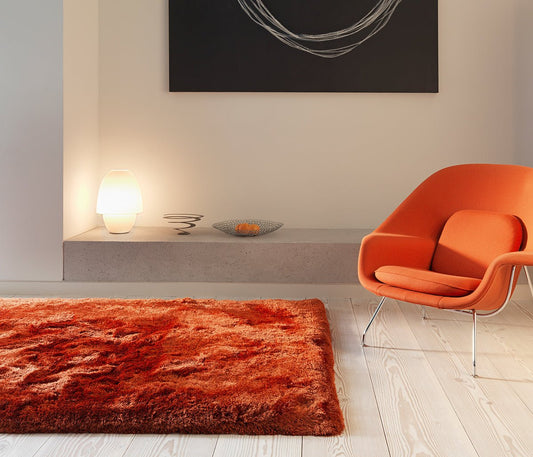 Plush Rust Rug - Love-Rugs