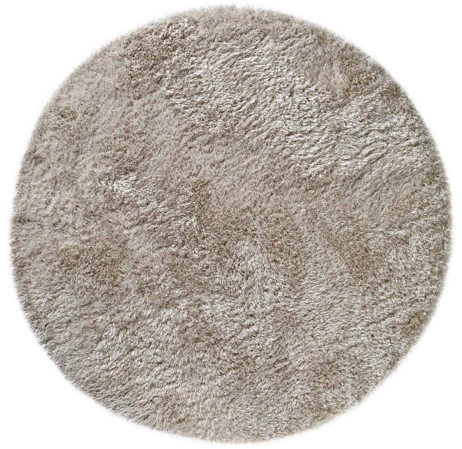 Round Sand Color Rug Plush Sand Circle Round Rug – Love-Rugs