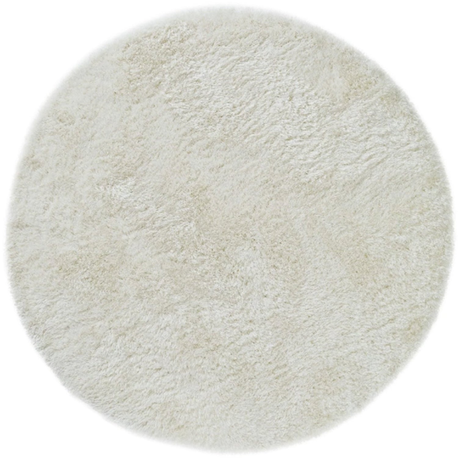 White Design Round Rug Plush White Circle Round Rug – Love-Rugs