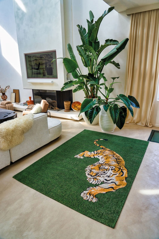 Pop Tiger Green 9388 Rug - Love-Rugs alternate image