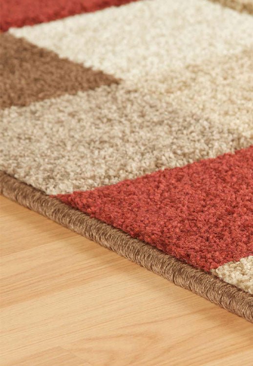 Portland 1923X Red Runner Rug - Love-Rugs