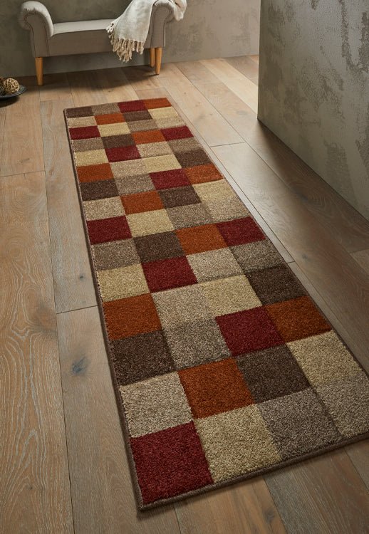 Portland 1923X Red Runner Rug - Love-Rugs