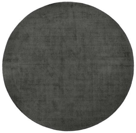 Reef Dark Grey Round Rug – Love-Rugs